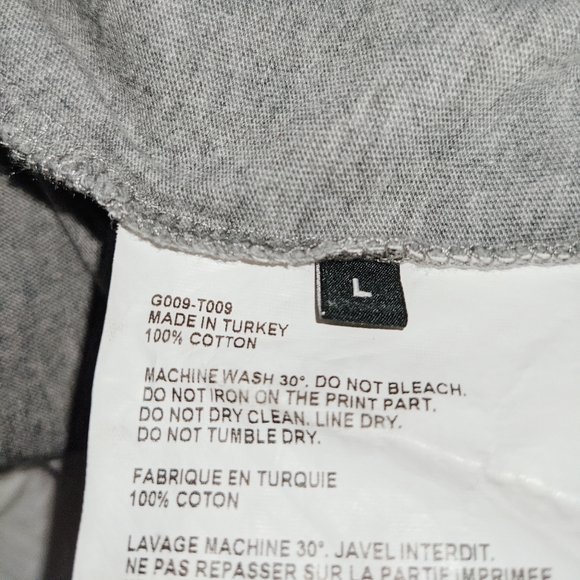 Gosha Rubchinskiy FW16 Logo Tee in Heather Gray - Picture 4 of 5